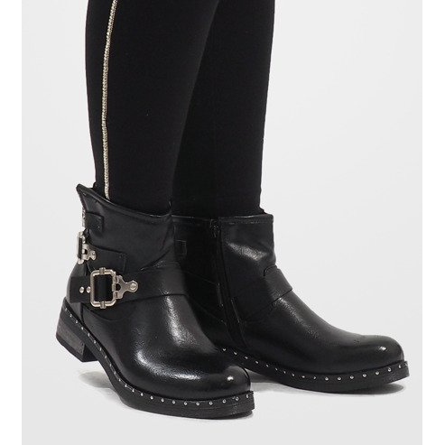 SDS Bottines portefeuille noires 7313-PA 1 SDS Bottines portefeuille noires 7313-PA 1