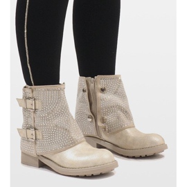 Marquiiz Bottes ornées d'or 6352-PA 2