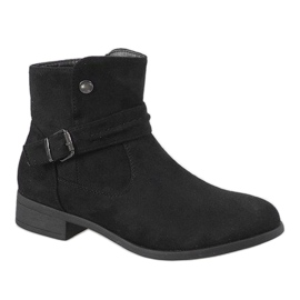 Kayla Shoes Bottes noires JKD-52 le noir 1