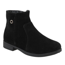 Kayla Shoes 885 bottes isolées noires 1