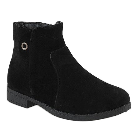 Kayla Shoes 885 bottes isolées noires 1