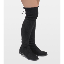 Erynn Bottines A26 en daim noir le noir 4