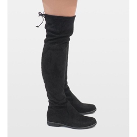 Erynn Bottines A26 en daim noir le noir 2