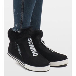 Bottes isolées en daim noir NB220P 2