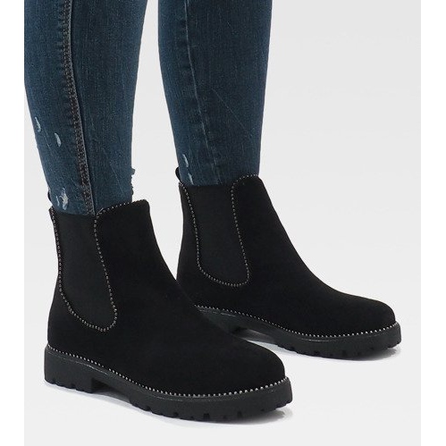 Bottes isolées noires A-192 le noir 1