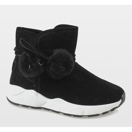 Bottes noires sur la semelle de sport GF-ZM93 le noir 1 Bottes noires sur la semelle de sport GF-ZM93 le noir 1