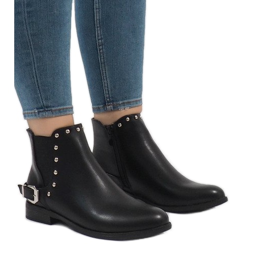 Bottes BM166 noires le noir 1