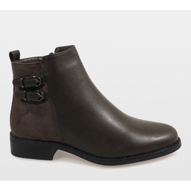 Bottines Chelsea chaudes C-7200 vert 2
