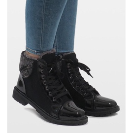Bottes isolées noires TL56-1 le noir 2