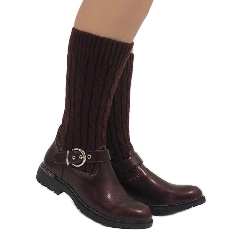 Bottes isolées rouges E-4939 1