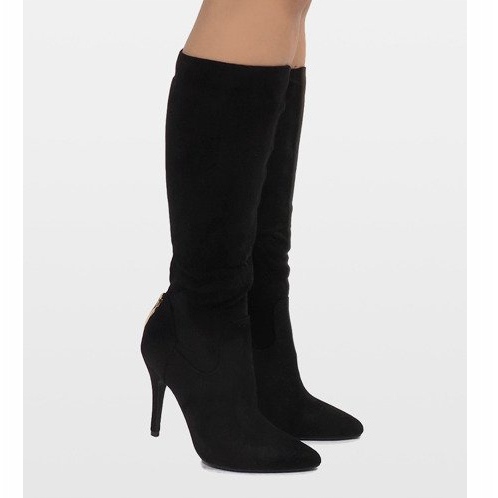 Bottes noires sur un talon 1101-2 le noir 2