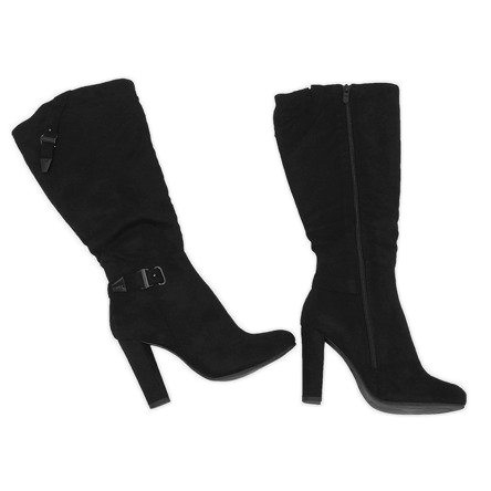 Bottes noires sur le poteau isolé 617-1 le noir 1