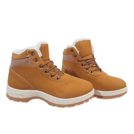 Bottes de neige isolées camel A9580 brun 1