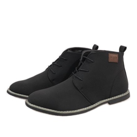 Chaussures basses isolées noires pour hommes 989-2 le noir 2