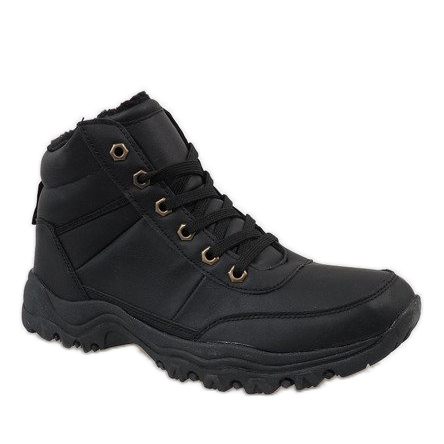 Bottes de neige isolées noires de GT-9578 1