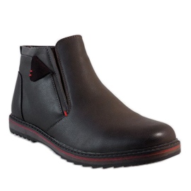 Chaussures à enfiler marron A20184-3 brun 1