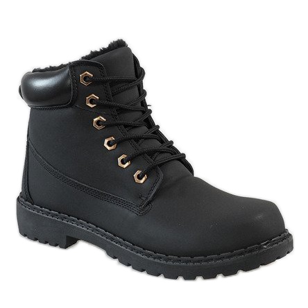 Bottes isolées noires B1819-1 le noir 1