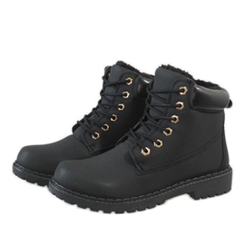 Bottes isolées noires B1819-1 le noir 3