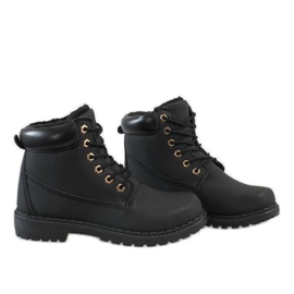 Bottes isolées noires B1819-1 le noir 4