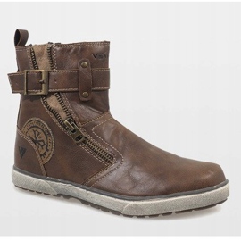 Chaussures à enfiler isolées marron 8199 brun 1 Chaussures à enfiler isolées marron 8199 brun 1