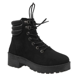 Bottines G-51 en daim noir 1