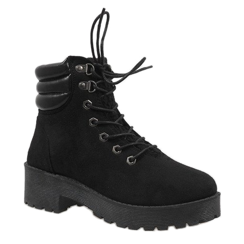 Bottines G-51 en daim noir 1
