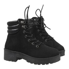 Bottines G-51 en daim noir le noir 4