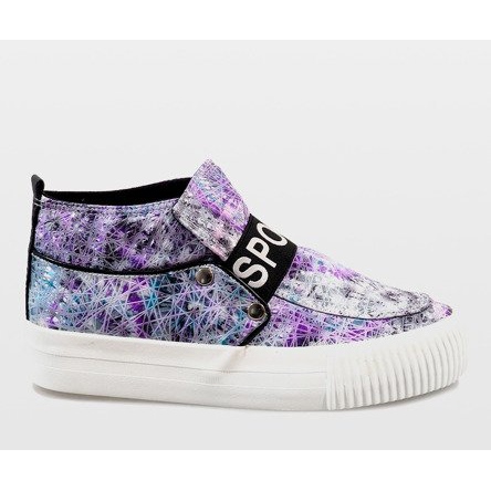 Baskets Blanches 623 multicolore 1