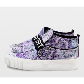 Baskets Blanches 623 multicolore 4