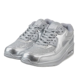 Baskets fluo argent DN7-19 gris 1 Baskets fluo argent DN7-19 gris 1