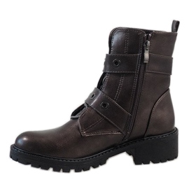 Bottines femme à boucles 9068 multicolore 2
