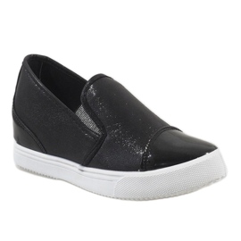 Baskets noires sur le coin DD436-1 le noir 1