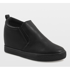 Baskets noires sur le coin DD384-1 le noir 1