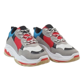 Chaussures de sport à la mode noires D1901-L65 gris multicolore 1 Chaussures de sport à la mode noires D1901-L65 gris multicolore 1