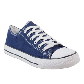 Baskets noires XL03 bleu marin 1