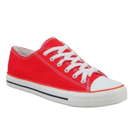 Baskets classiques pour hommes rouges X-215 1