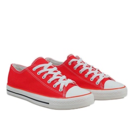 Baskets classiques pour hommes rouges X-215 4