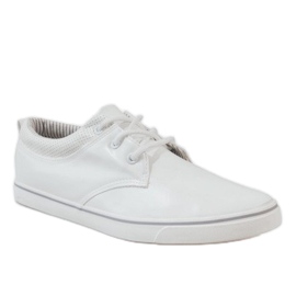 Baskets classiques blanches pour hommes BK-6005 1
