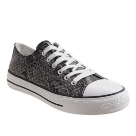Baskets homme noires BKA-9 le noir 1