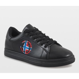 Baskets homme noires D20533 1