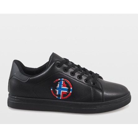 Baskets homme noires D20533 2