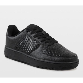 Chaussures de sport Air Force noires 1