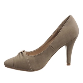 Talons hauts beiges J211 vert 3