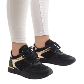 Baskets LR88010 noires le noir 1