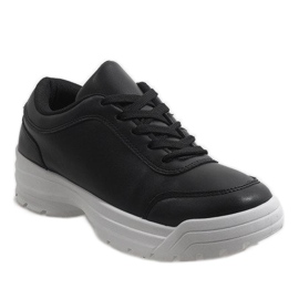 Chaussures de sport à la mode noires de 1858 le noir 1 Chaussures de sport à la mode noires de 1858 le noir 1