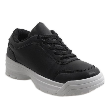 Chaussures de sport à la mode noires de 1858 le noir 1 Chaussures de sport à la mode noires de 1858 le noir 1