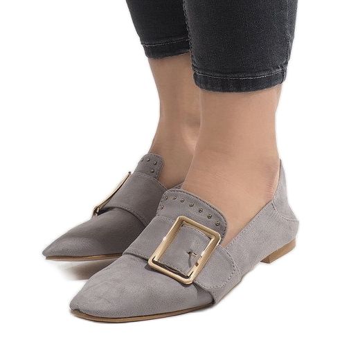 Mocassins ballerines gris 6979-P 1 Mocassins ballerines gris 6979-P 1