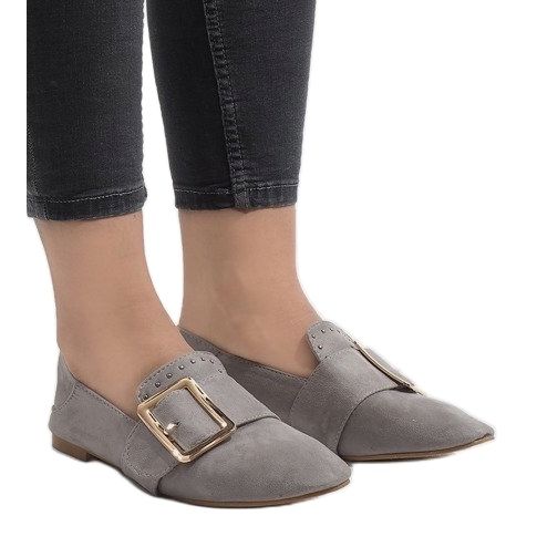 Mocassins ballerines gris 6979-P 2 Mocassins ballerines gris 6979-P 2