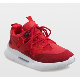 Chaussures de sport à la mode rouges R-375 1