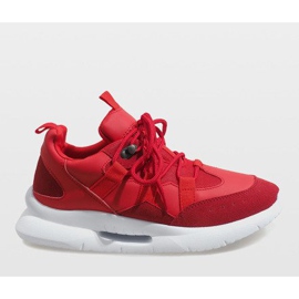Chaussures de sport à la mode rouges R-375 2